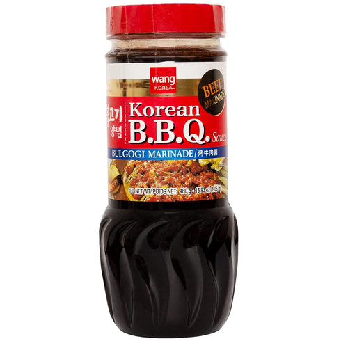 Wang Bulgogi Marinade, Sweet and Quick Fire Flavor, Korean BBQ Sauce, 16.93 Ounce