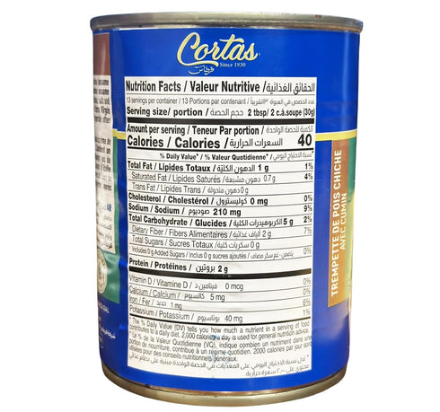 Cortas Hummus Chickpea with Tahini by