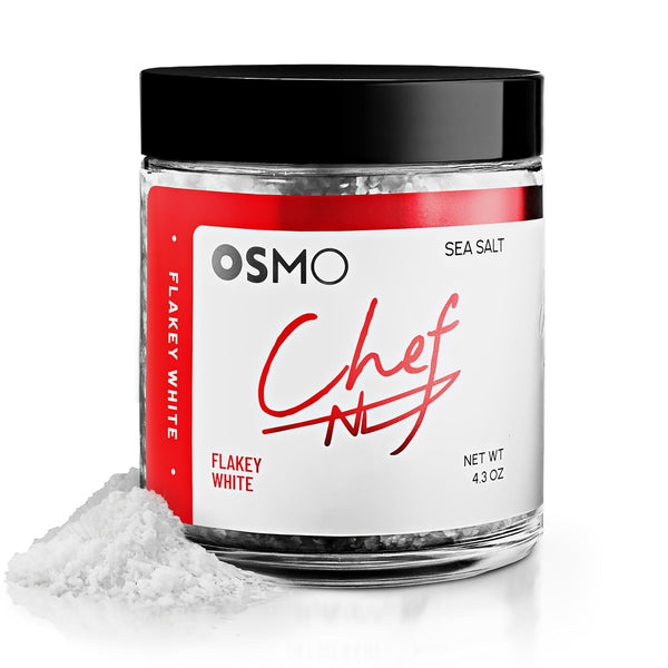 Osmo Flakey White Sea Salt By Chef Nick DiGiovanni, Premium Sea Salt,