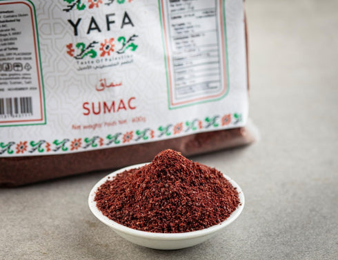 YAFA Turkish Sumac, 100% Natural Handpicked Spice Powder, Middle Eastern Spices, 400g