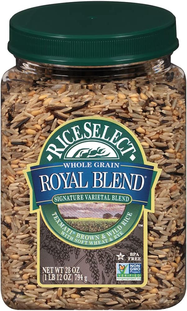 RiceSelect Whole Grain Royal Blend with Wild Rice, Brown, 28 Oz, 4