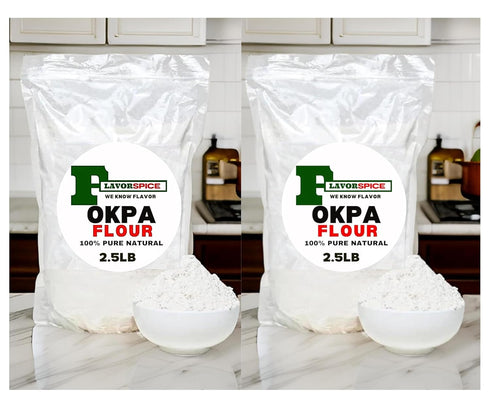 Generic Okpa Flour 2.5LB | 2 PACKS | 100% Natural ground Okpa Nuts