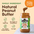 2.5 1 (40 oz) Once Again Organic Creamy Peanut Butter No Sugar Added - Large Pound Jar - Single Ingredient, Unsalted