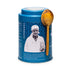 |40+ (1.6oz) JusTea CHAMOMILE DREAM | Loose Leaf Herbal Tea | Tin with Hand Carved Tea Spoon Cups | Caffeine Free |