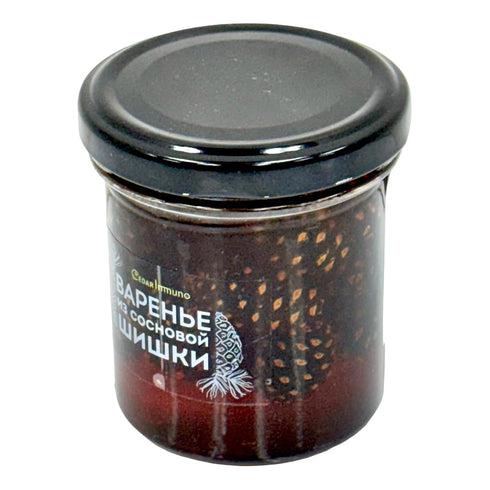 TEAMORE Siberian Cedar Pine Cone Preserve, Traditional Wild Harvested Russian Style Pinecone Jam,
