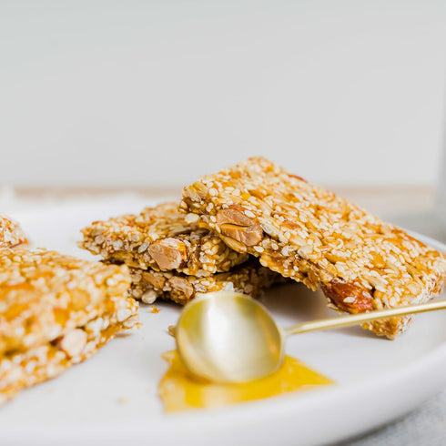 3 NY Spice Shop Nut and Seed Snack Bar - Pound Sesame Snacks Nuts & Seed Snaps Honey Candy with Almonds, Cashews