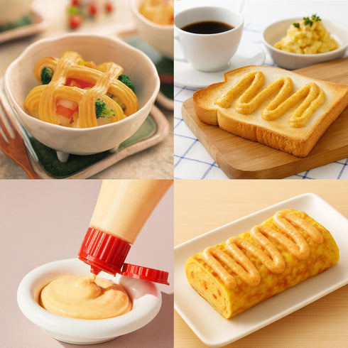 300g Japanese Mentai Mayonnaise - Spicy Pollock Roe Flavor for Pasta, Toast, Fried Rice, Salad - Umami-Rich, Savory