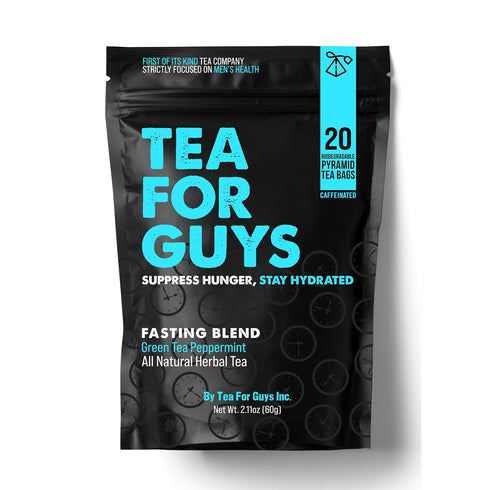 Tea For Guys Inc. Tea For Guys: Fasting Tea Strong Herbal Blend for Focus, Grit, and