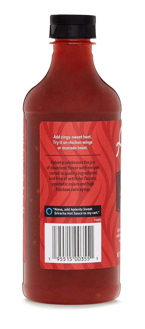 Aplenty 20.5 oz Amazon Brand - , Sweet Sriracha Hot Sauce