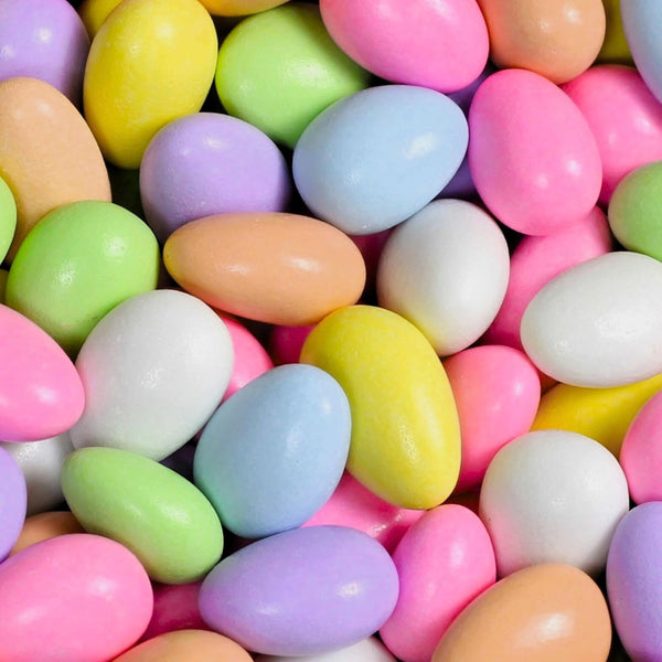 Assorted Jordan Almonds Pastel Colors by Its Delish, 3 LBS Bulk |