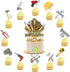 25 Pcs Tools Cake Topper, Cupcake Toppers for Tools Party Decorations, Tool Birthday Party Supplies