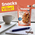 Yomms 3.5 oz, 3.5oz Nutty Chia Glazed Whole Pecan Halves, Gluten-Free & Non-GMO Healthy Dessert Snack Low Sugar Chia