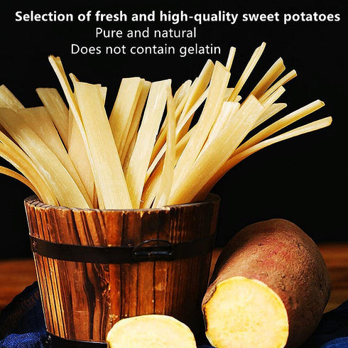 NERSQELX 100% 8.75 (Pack 2) Glass Noodles, Wide Chewy Vermicelli Pasta, Sweet Potato Starch