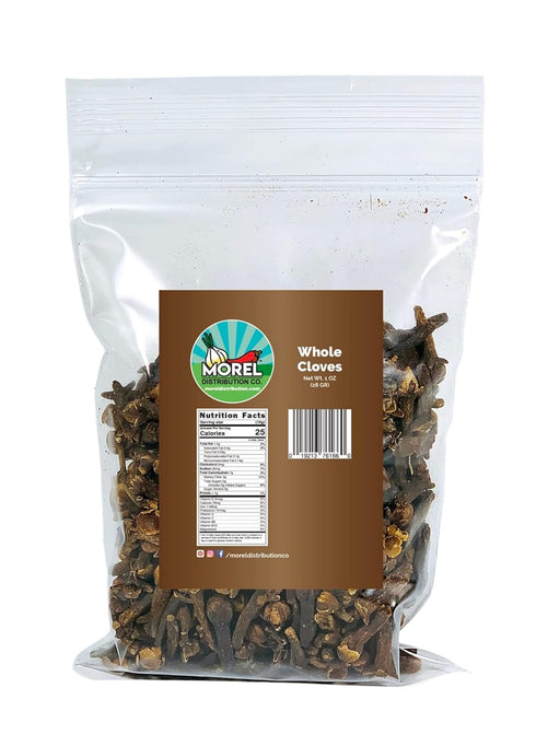 Whole Cloves (Clavo de Olor), Weights: 1 Oz, 2 Oz, 4 Oz, and 8 Oz, 1 OZ