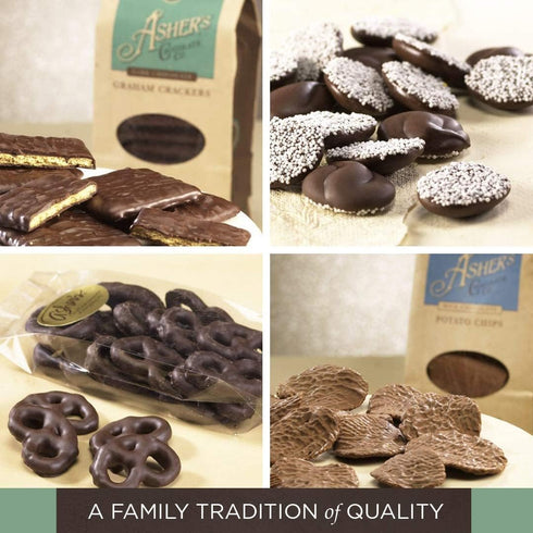 1892 (5 Asher's Chocolates, Sugar Free Dark Chocolate Raspberry Jellies, Diabetic Friendly Chocolate, Small Batches