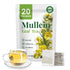 CCnature Premium 20 Mullein Tea Bags For Lungs - 100% Pure Mullein Leaf