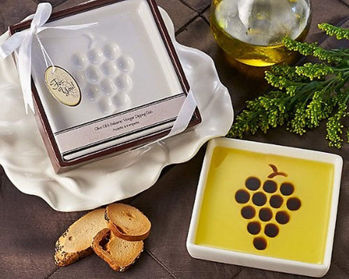 Mercato di Bellina Vineyard Select Olive Balsamic Oil Vinegar Dipping Plate