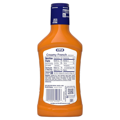 Kraft 16 oz Creamy French Dressing, fl Bottle