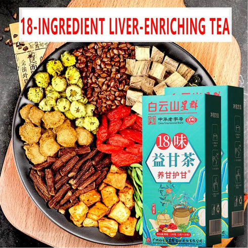 Juztec 18 (60PCS) Flavors Liver Care Tea, Herbal Tea for Liver - Nourish and Support Your Liver Health