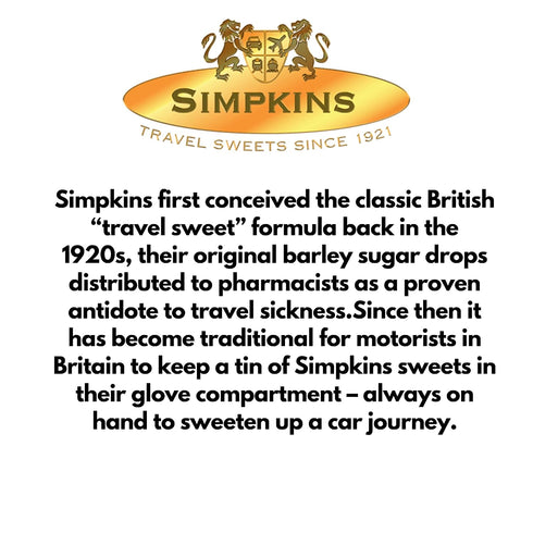 200g 3 Pack) Simpkins Butterscotch Flavored Travel Sweets (