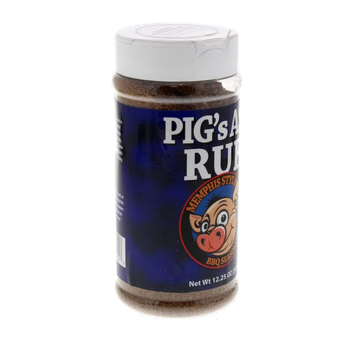 Pig's Ass Rub Memphis Style BBQ Seasoning 12.25 Ounce Bottle