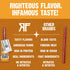 100% 24 Count Righteous Felon Mini Meat Sticks | Pork Sticks | Keto, Gluten Free, Low Sugar, High Protein Snacks |