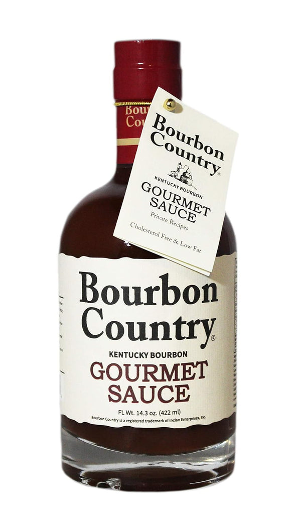 BOURBON COUNTRY GOURMET SAUCE (14.3 oz) - Marinade, Stir, Fry & Cook, Nappe Consistency for Fish & Steak