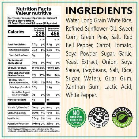 2 60 (Pack 8, Eat Regal Flavored Rice, Individual Cups, Ready in Seconds of Vegetable Fried Rice)