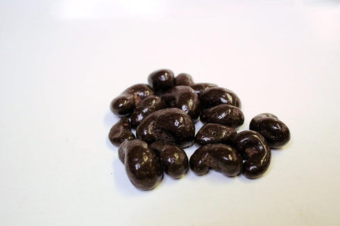 8 Lang's Chocolates Dark Chocolate Covered Cashews ounce bag