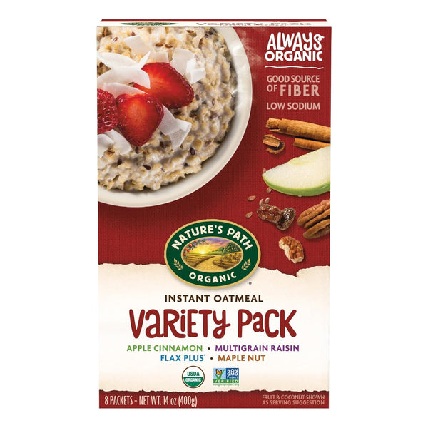 Nature's Path Organic Variety Pack Instant Oatmeal, 14 oz (Pack of 1),