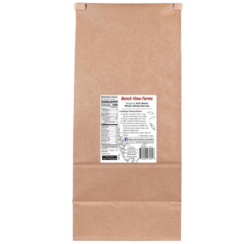 10lbs Organic Soft White Wheat Berries