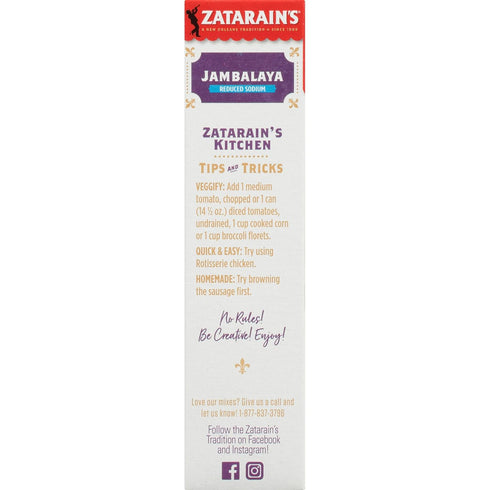 8 oz (Pack 8) Zatarain's Reduced Sodium Jambalaya