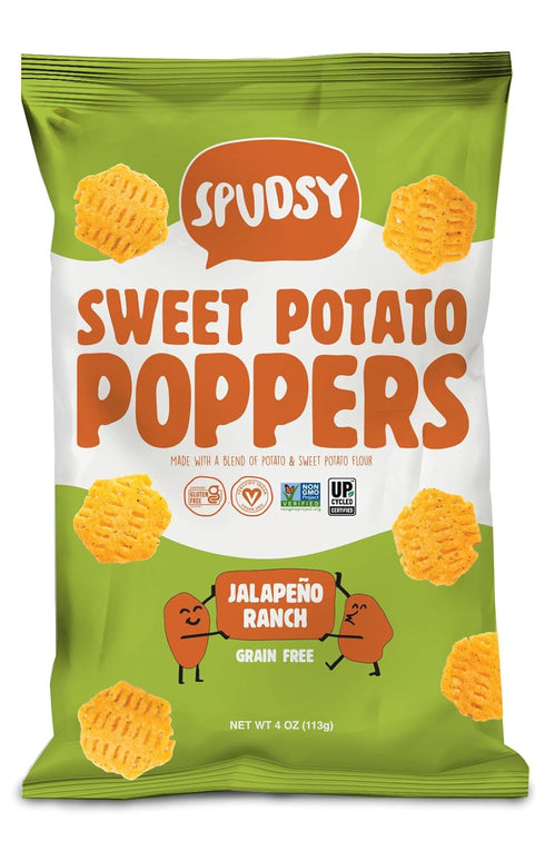 Spudsy, Poppers Sweet Potato Jalapeno Ranch, 4 Ounce