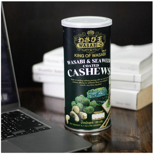 (6.7 (Pack 1), WASABI-O Cashews Ounce of Authentic Wasabi and Seaweed)