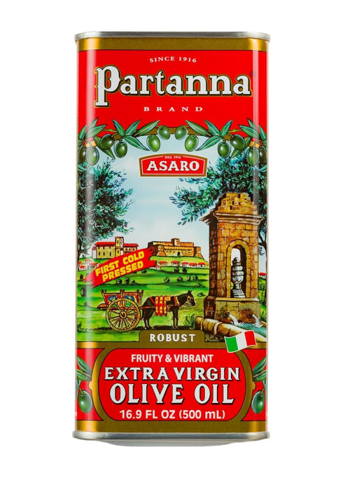 Partanna Robust Extra Virgin Olive Oil - Premium Castelvetrano Olive Oil -