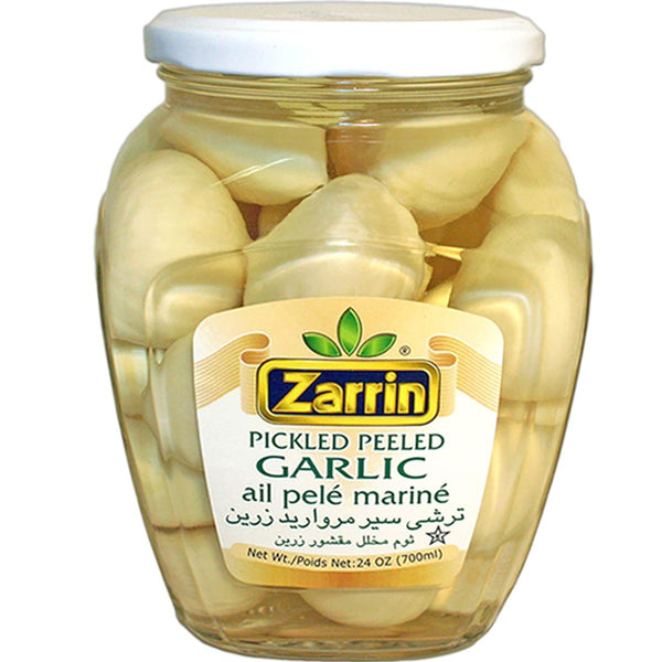 Zarrin - Pickled Peeled Garlic, 24 Oz (700g)