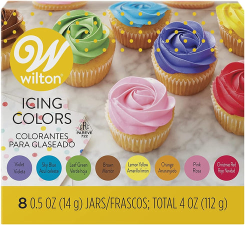Wilton 8-Icing Colors Set
