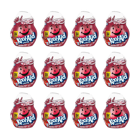 Kool Aid Flavor Variation (1.62 Fl Oz (Pack of 12), Cherry)