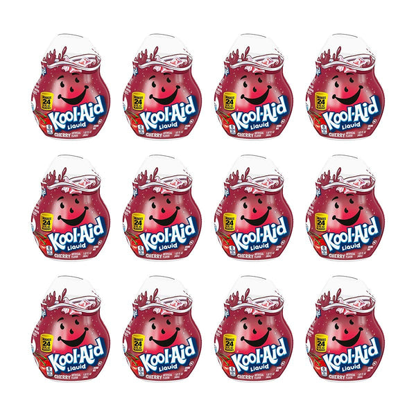 Kool Aid Flavor Variation (1.62 Fl Oz (Pack of 12), Cherry)