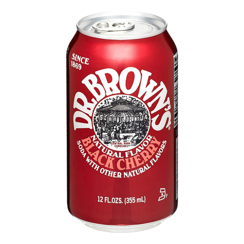 JDS Toy Store (18 Pack): 6 6 6 12oz Dr. Browns Soda Black Cherry, Root Beer, Cream Soda cans