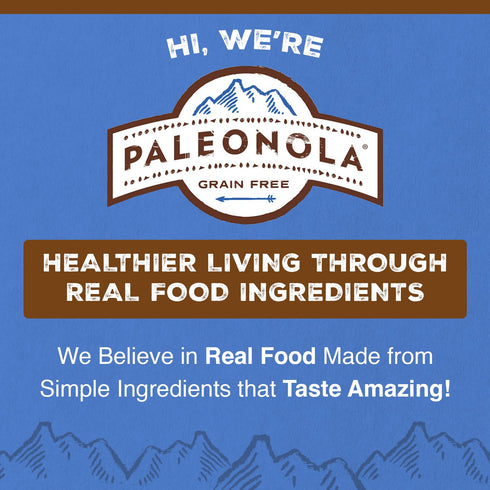 10 Oz (Pack 1) Paleonola Cinnamon Blueberry Grain Free Granola, Resealable Bag of - Grainless Paleo Granola Blended