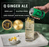60 7.5 oz (Pack 24) Q GINGER ALE with Real Ginger & Organic Agave - Ideal for Cocktails & Mocktails - Made with Real