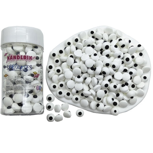 10mm Small Candy Eyes for Decorating, Edible Candy Eyes for Cake Decorations, Baking, Ice Cream, 3 OZ
