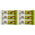 Generic Mini Dubai Chocolate (Pack of 6) - Kunafa Pistachio Bars, 27g Each,