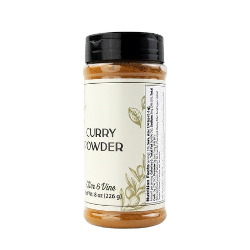 (8 Olive & Vine Curry Powder, Warm Spice Blend, For Curries & Stews, Rich Tradition, Authentic Taste, For Global