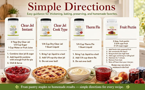 2 lb Fruit Pectin Thickener | Jams, Jellies, Preserves, Pie Fillings, Fruit Spreads, Dessert Sauces & Candies | by