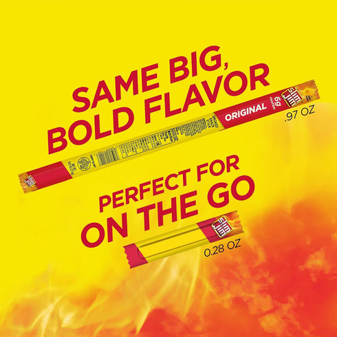 5g 0.28 oz. (3 Count) Slim Jim Smoked Meat Sticks, Original Flavor, Protein Per Serving, Snack Size