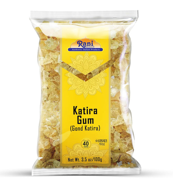 Rani Edible Gum Whole (Goonder Tragacanth Gum) 3.5oz (100g), All Natural, Vegan, Gluten Friendly, Kosher, Indian Origin