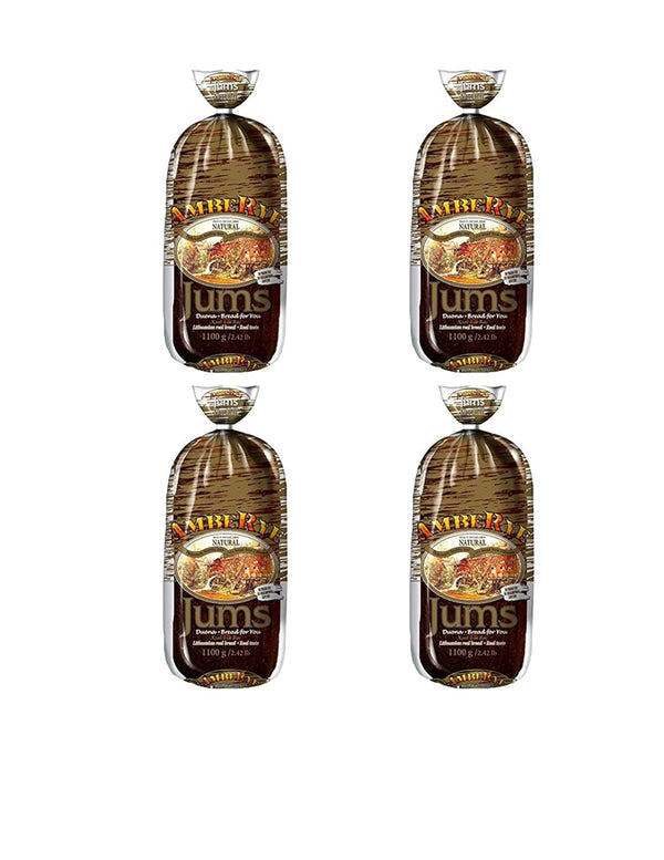Lithuanian AmbeRye Jums Hearty Rye Bread (Long) - All Natural Whole Grain