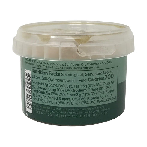 Prepacked, 4 OZ Mitica Valencia Almonds with Rosemary